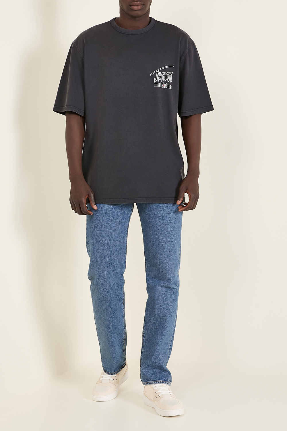 חולצת טי אוברסייז TOMMY HILFIGER